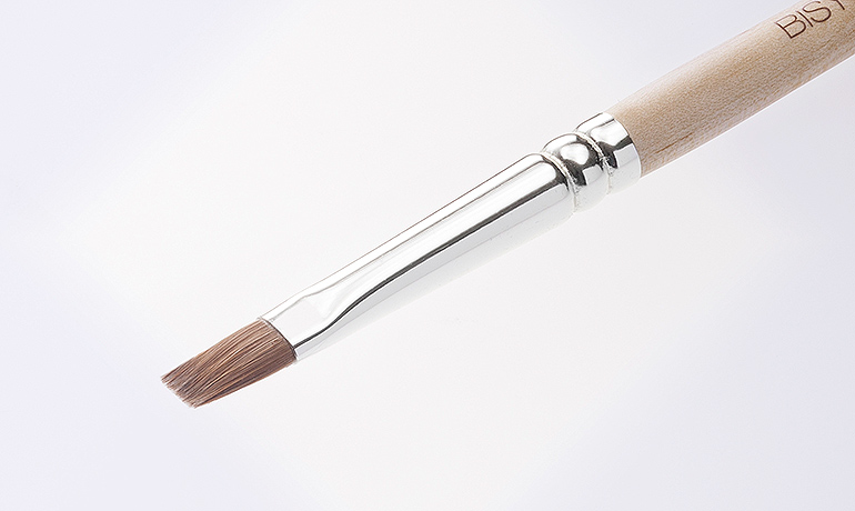 Weasel Hair Flat Lip Brush